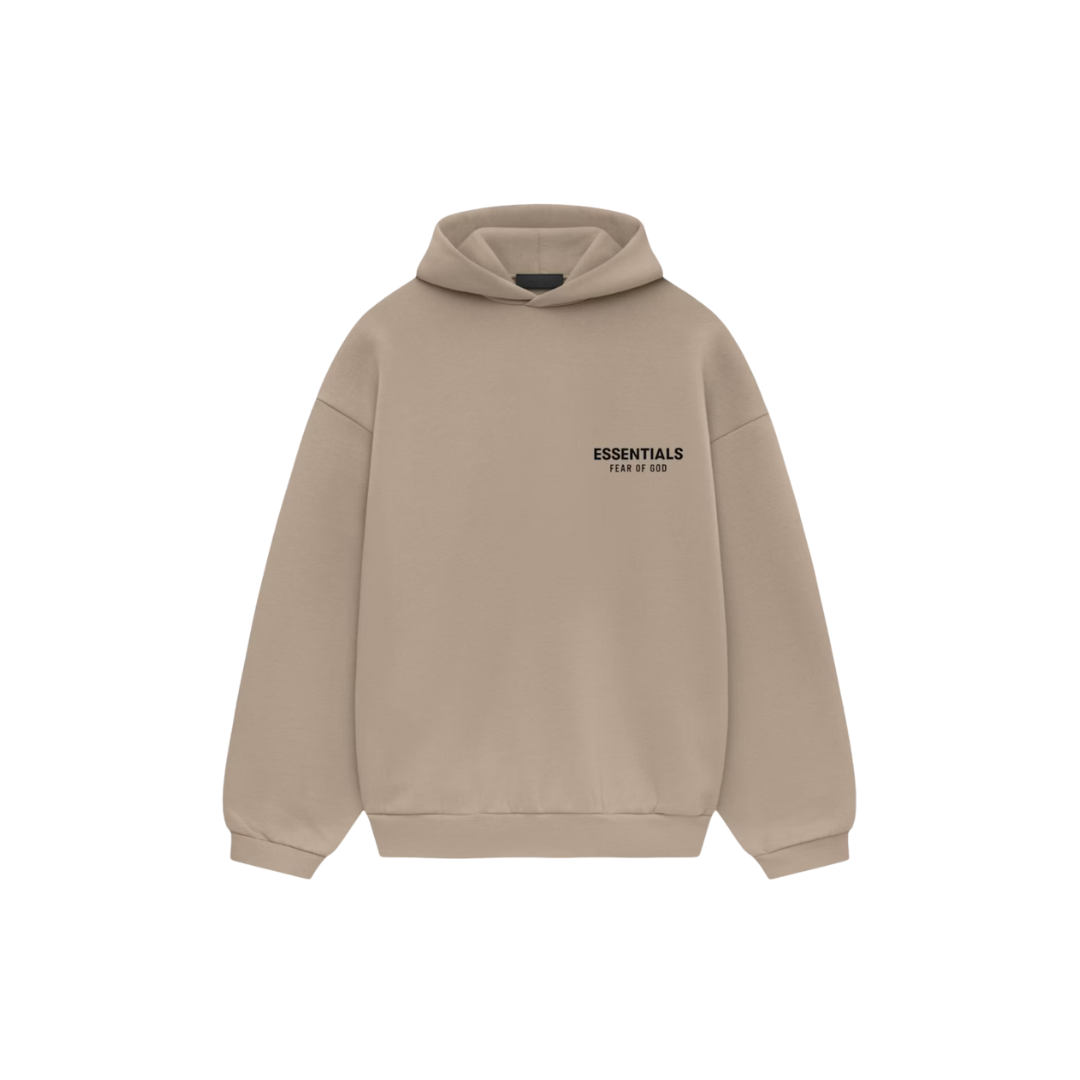 Fear Of God Essentials Pullover Hoodie Desert Sand Fleece (FW24)