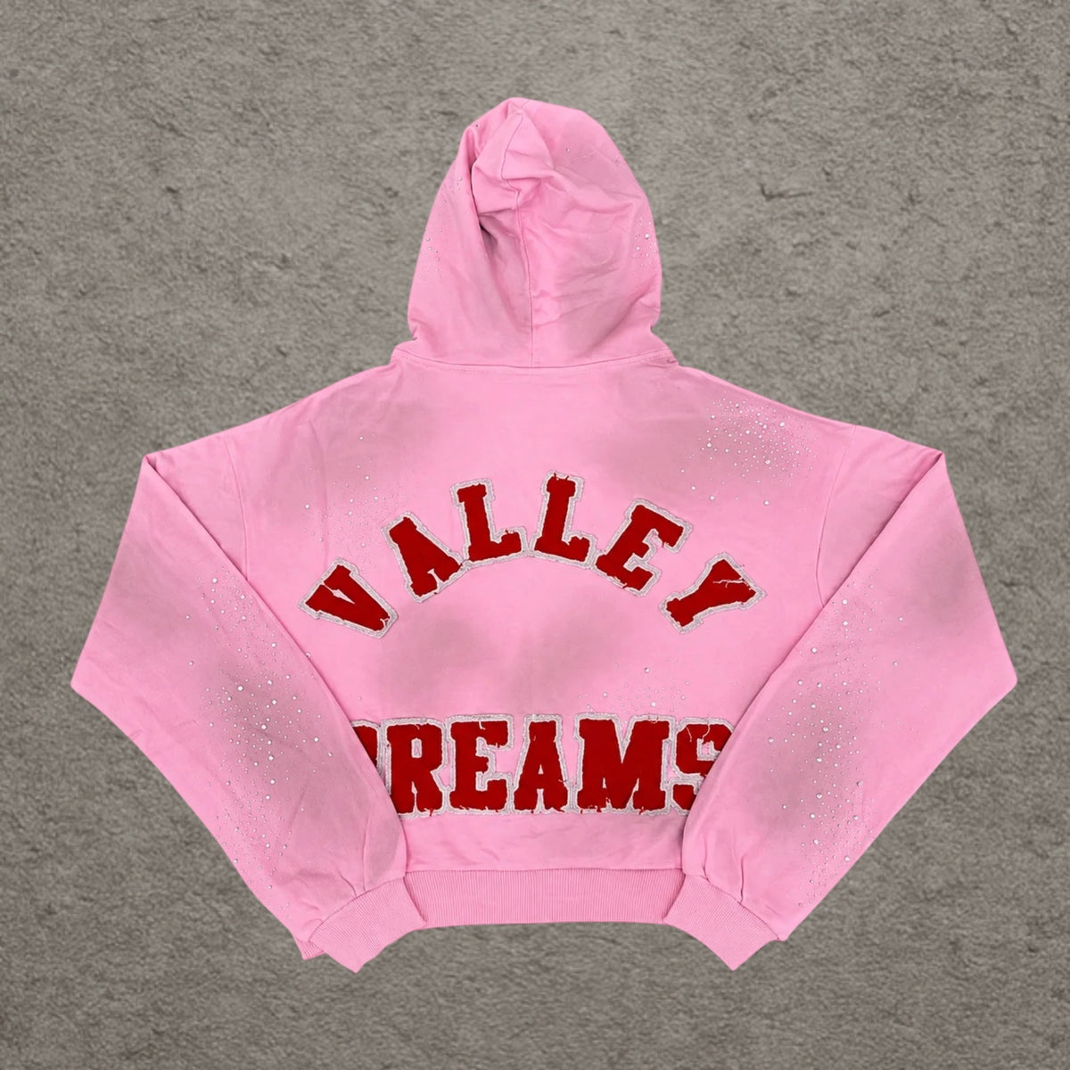 Vale Forever Pluto Clustered Zip Up Hoodie Pink