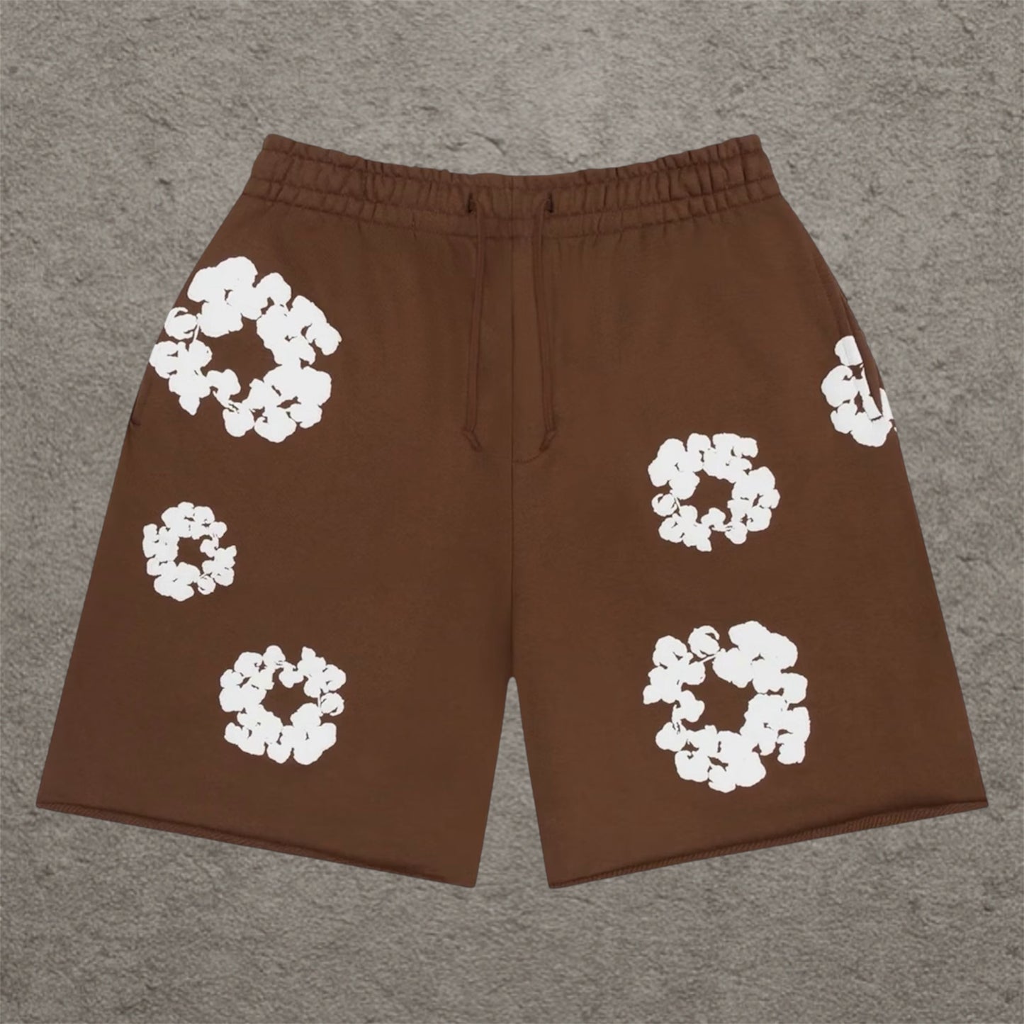 Denim Tears Cotton Wreath Sweatshorts Brown