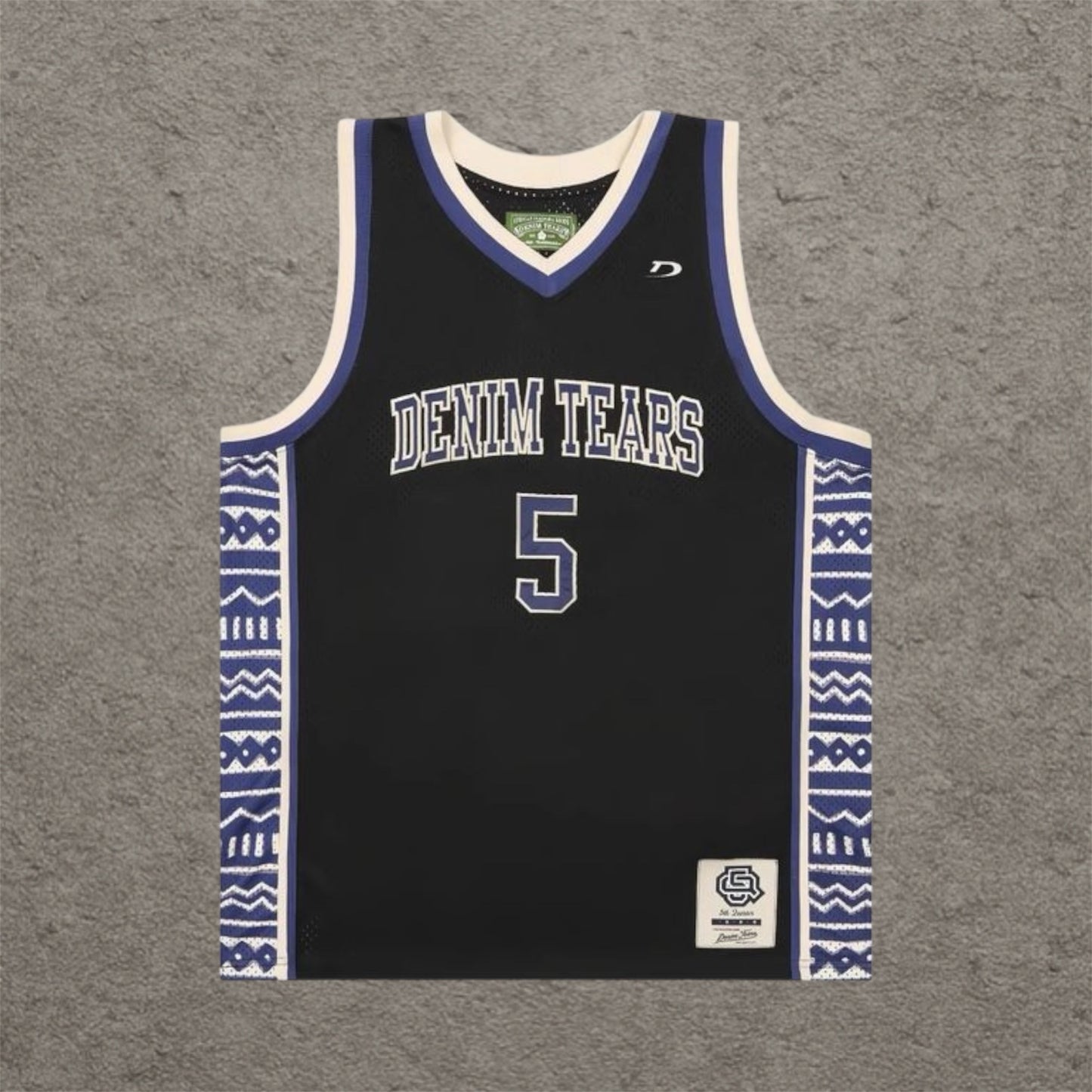 Denim Tears 5Q Game Jersey Black