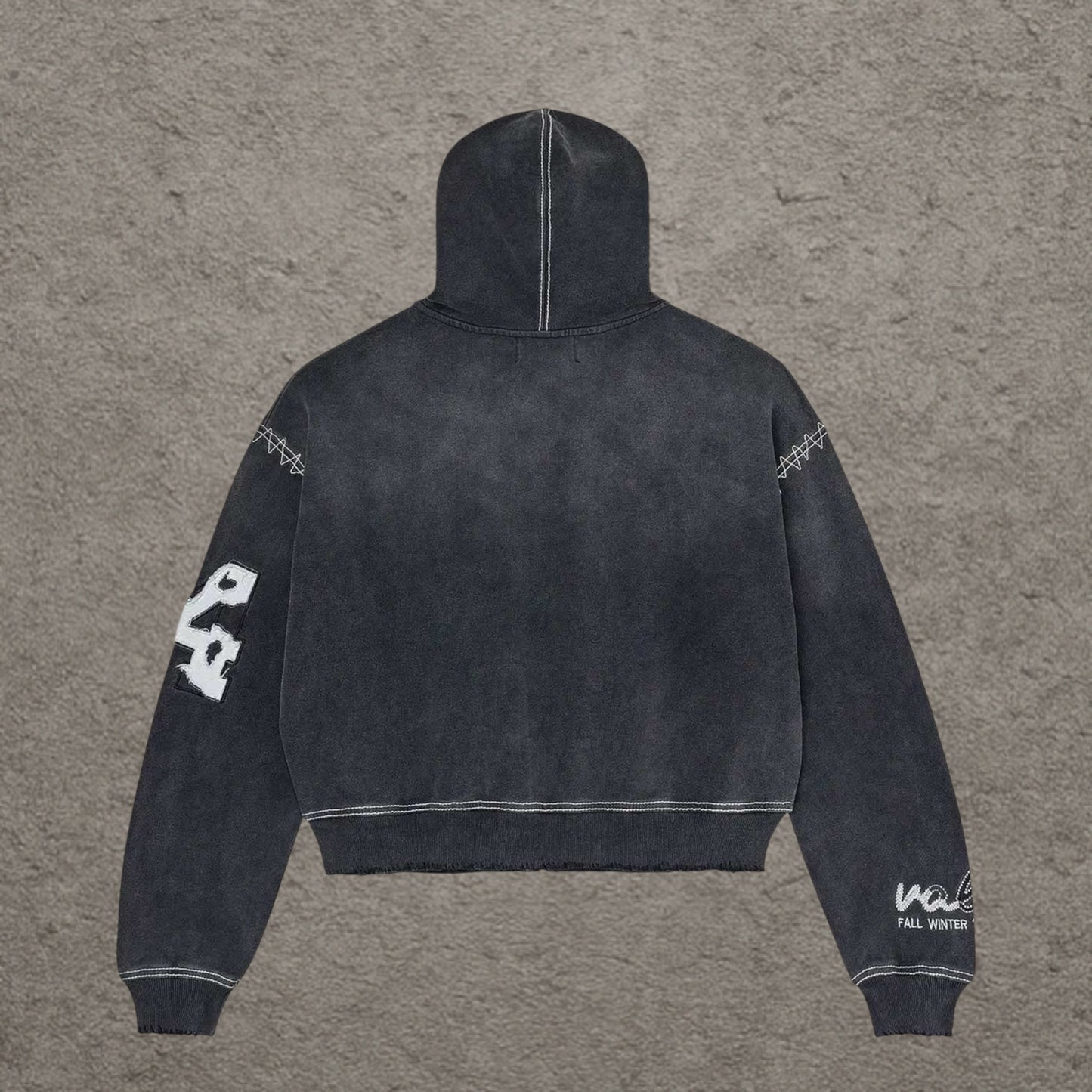 Vale Forever Sunny Zip Up Hoodie, Black