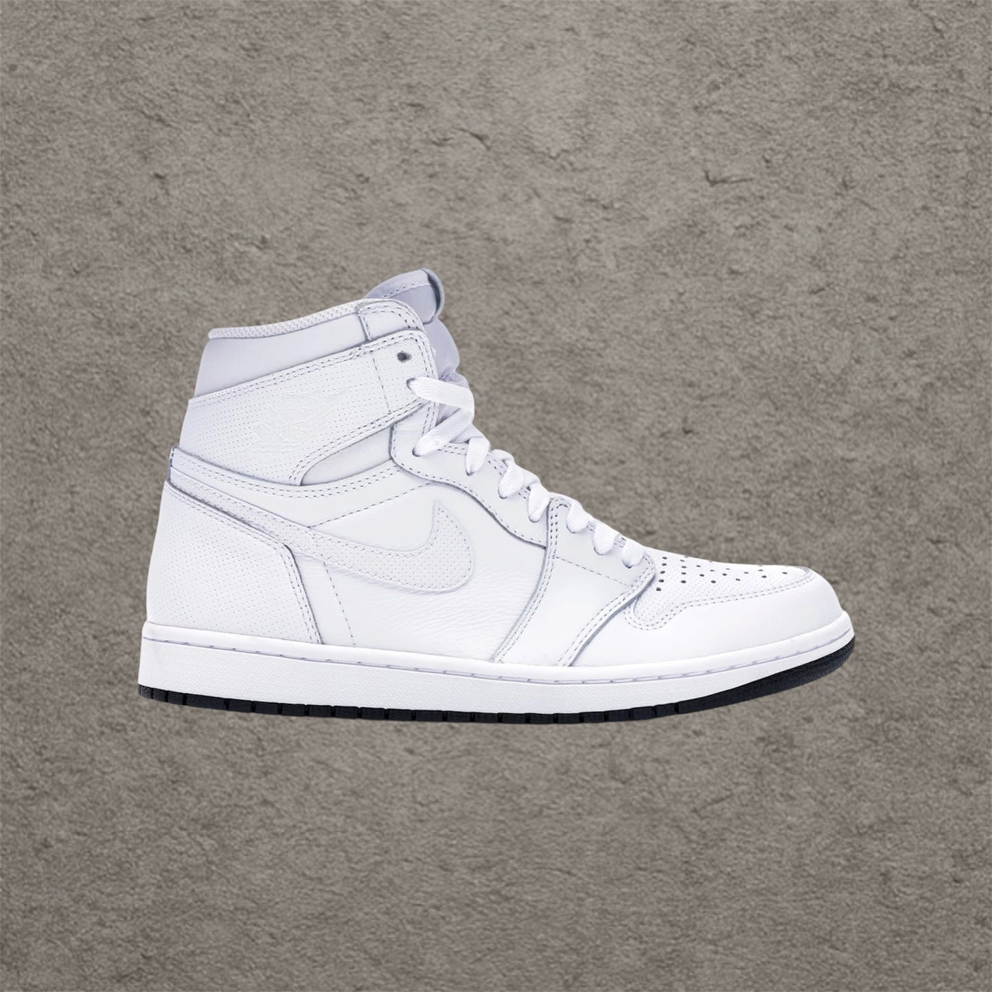 Air Jordan 1 High White Perforated