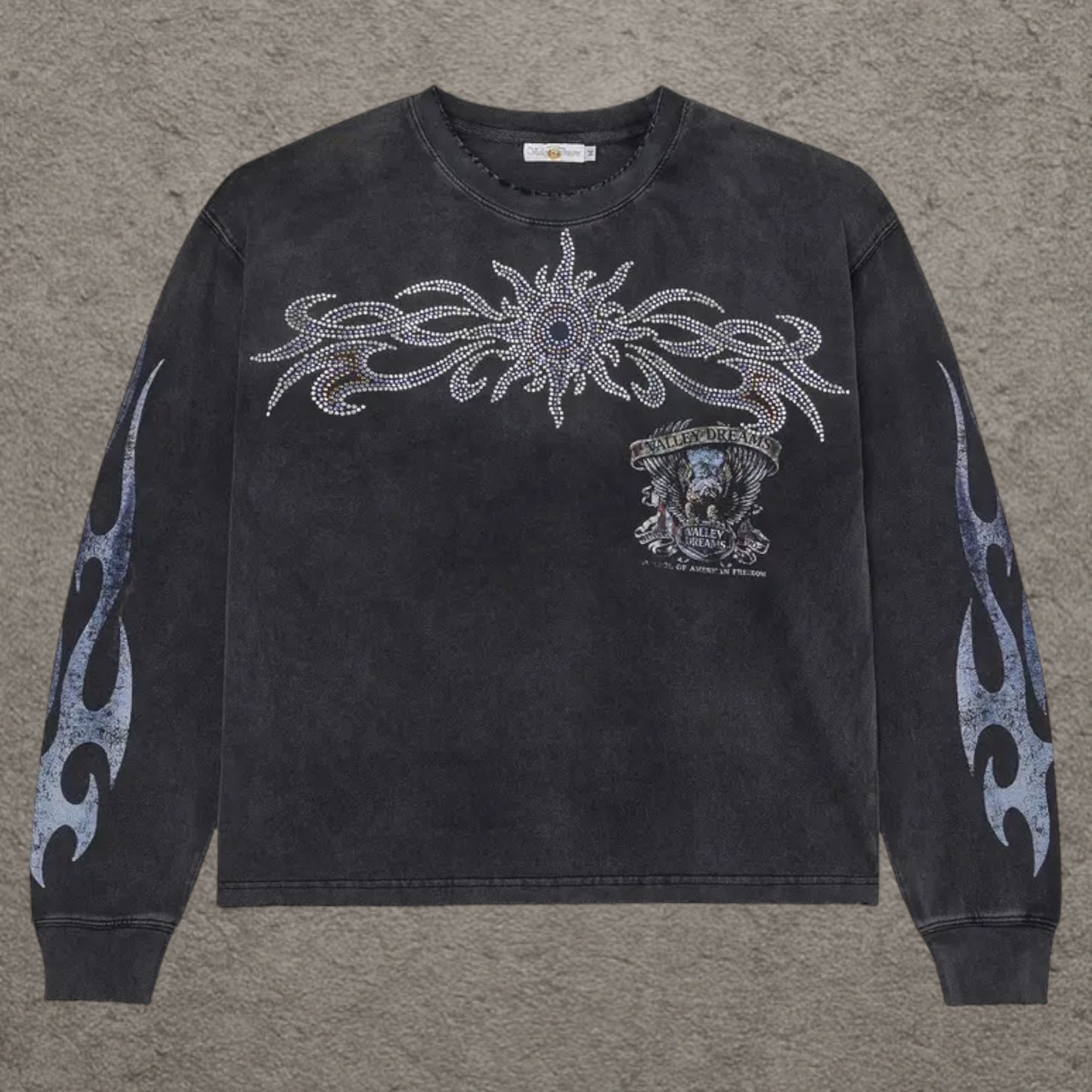 Vale Forever State Tribal Longsleeve, Black