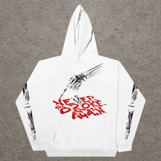 Vlone x NBA Youngboy Bones Hoodie