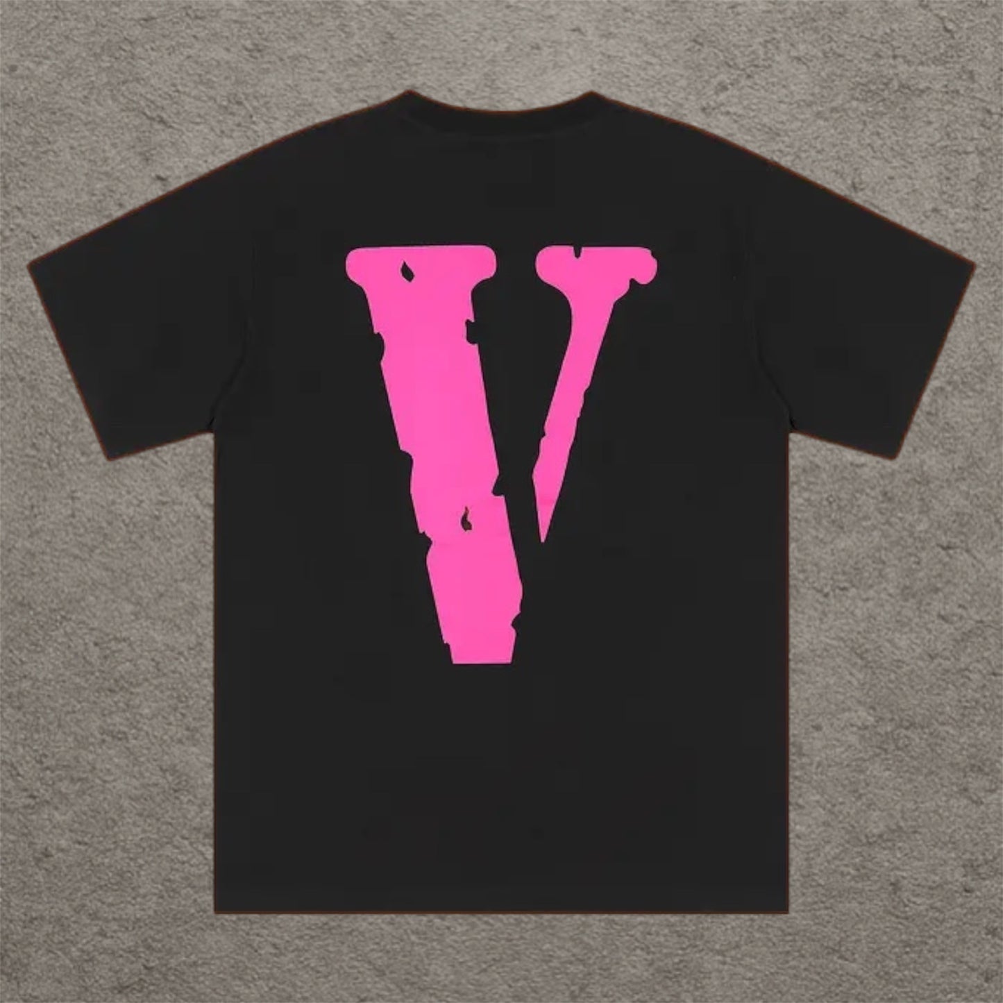 Vlone Pink Friends T-Shirt Black