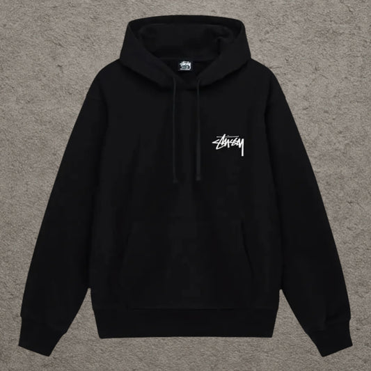 Stussy 8 Ball Fade Hoodie Black