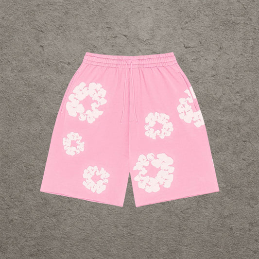 Denim Tears The Cotton Wreath Shorts Pink