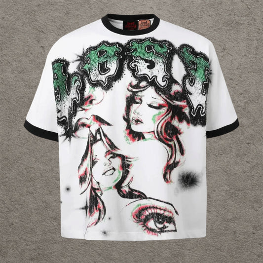 Lost Intricacy Angel Eyez Shirt White