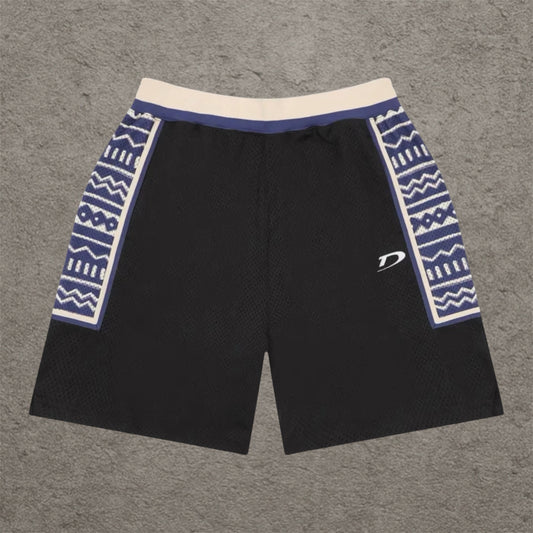 Denim Tears 5Q Game Shorts Black
