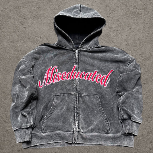 Miseducated Zipper "Grey"