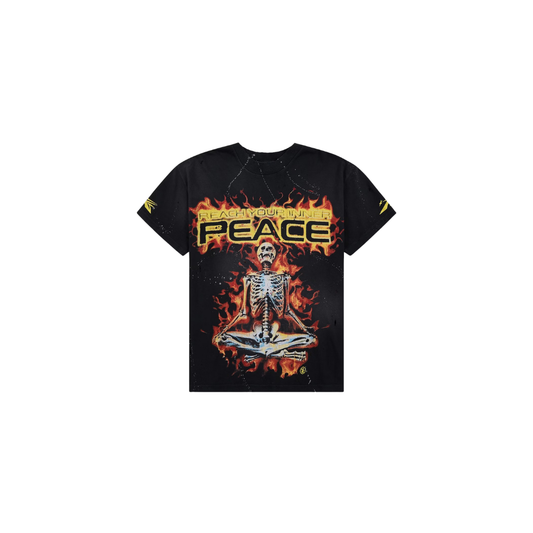 Hellstar Inner Peace Skeleton Sleeveless Tee Black