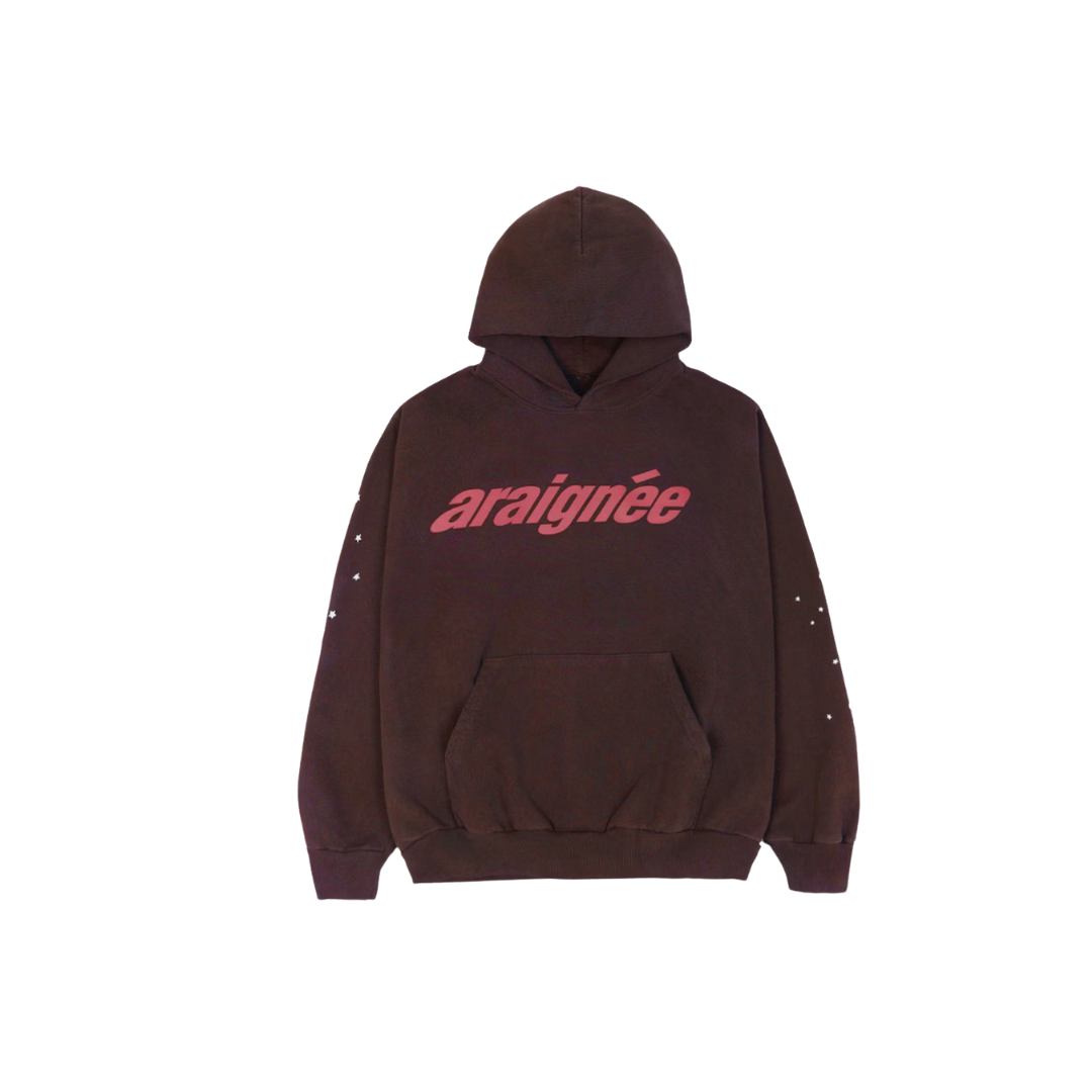 Sp5der Araignée Hoodie Brown