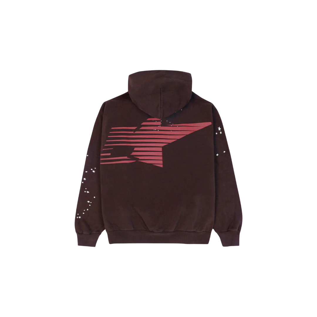 Sp5der Araignée Hoodie Brown
