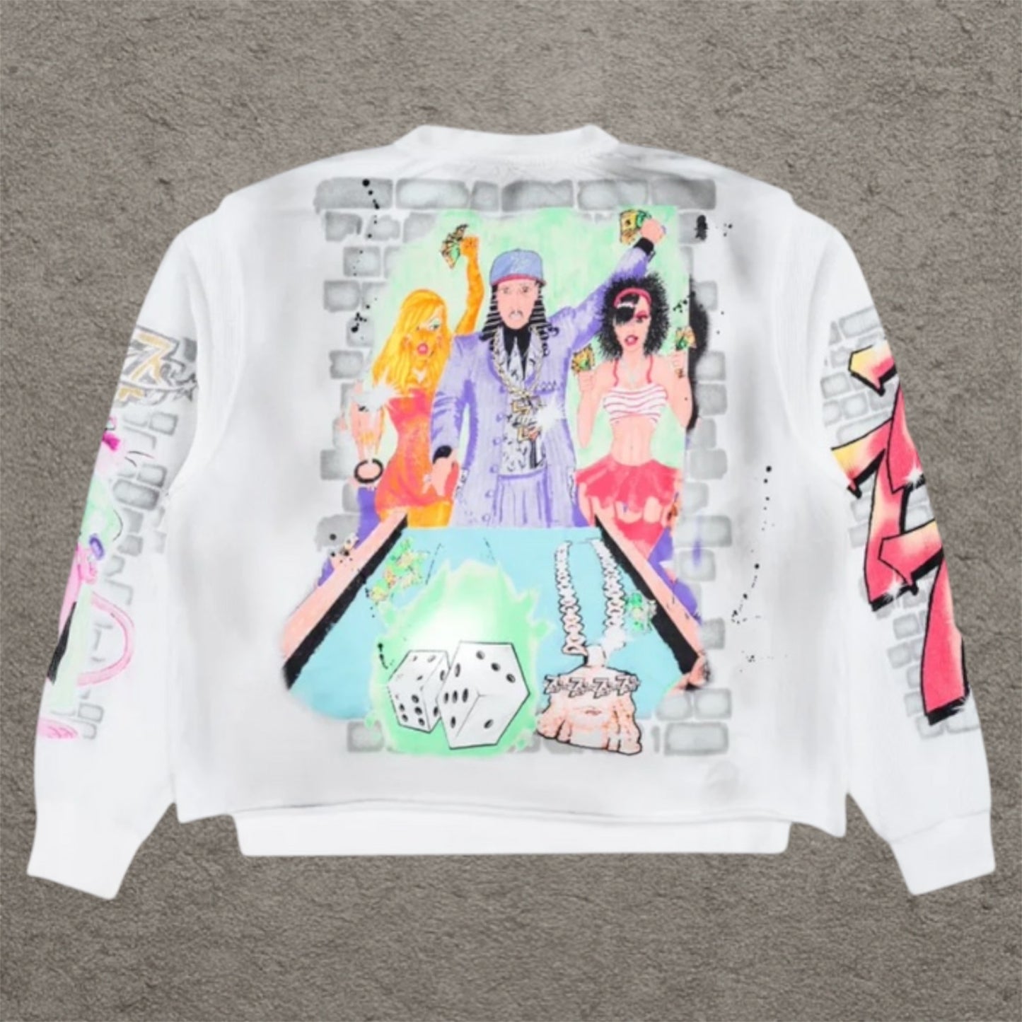 Triple Seven Player Longsleeve White