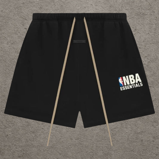Fear Of God Essentials x NBA Black Sweatshort