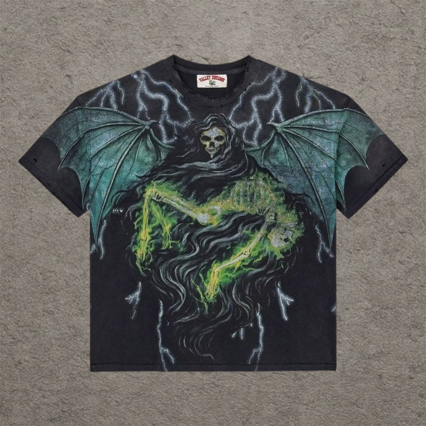 Vale Forever Grim Big T-Shirt, Black