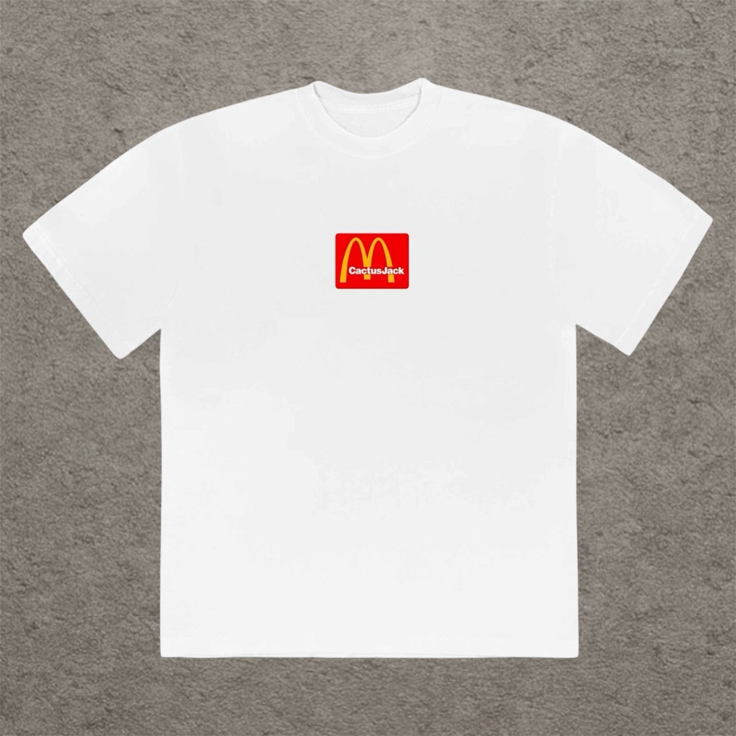 Travis Scott x McDonald's Sesame Inv T-shirt White