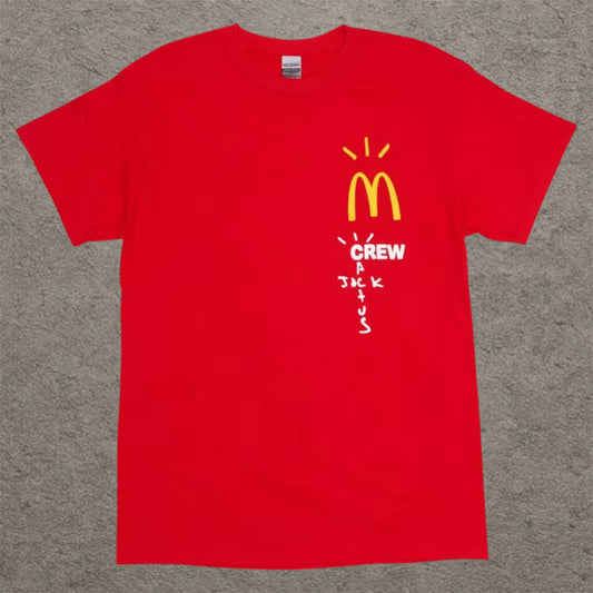 Travis Scott x McDonald's Crew T-Shirt Red