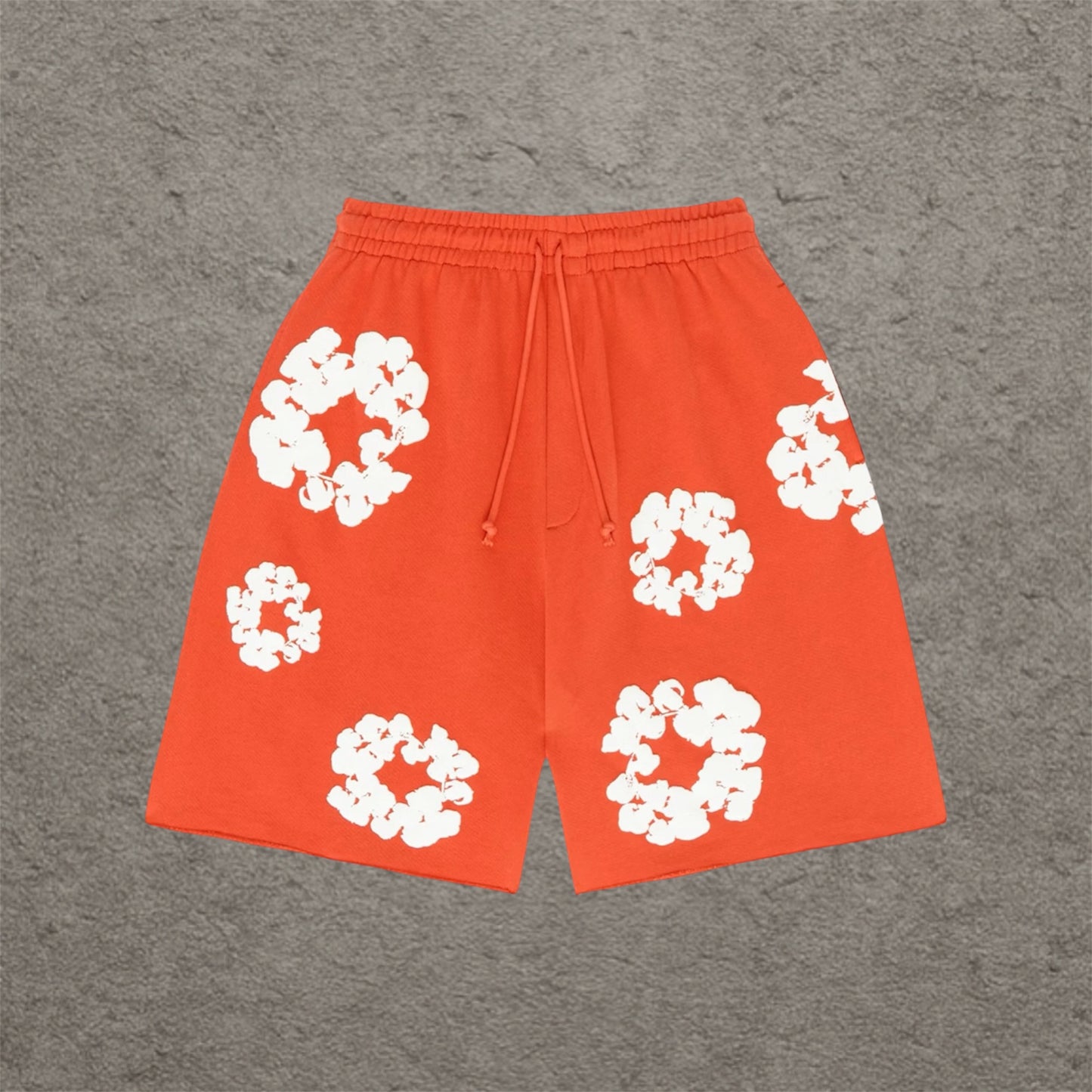 Denim Tears The Cotton Wreath Shorts Orange
