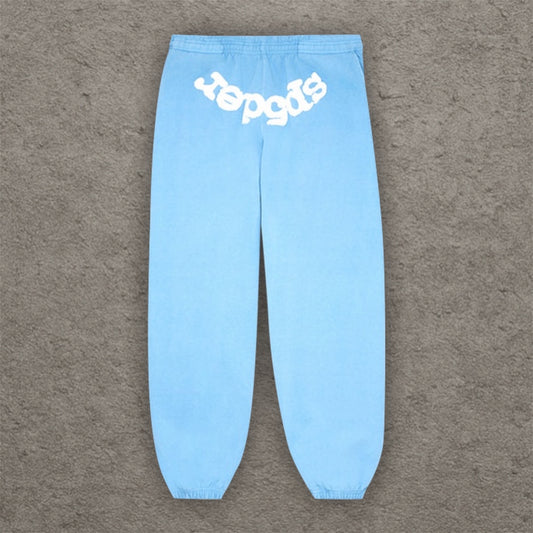 Sp5der Sky Blue Sweatpants