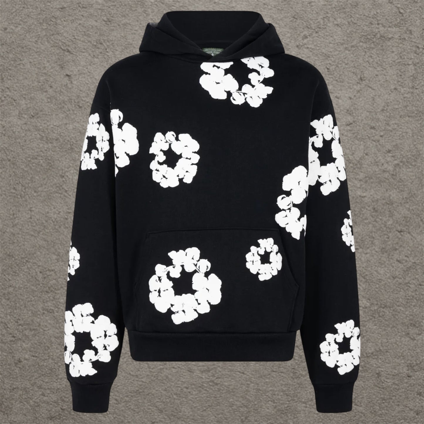 Denim Tears The Cotton Wreath Hoodie Black