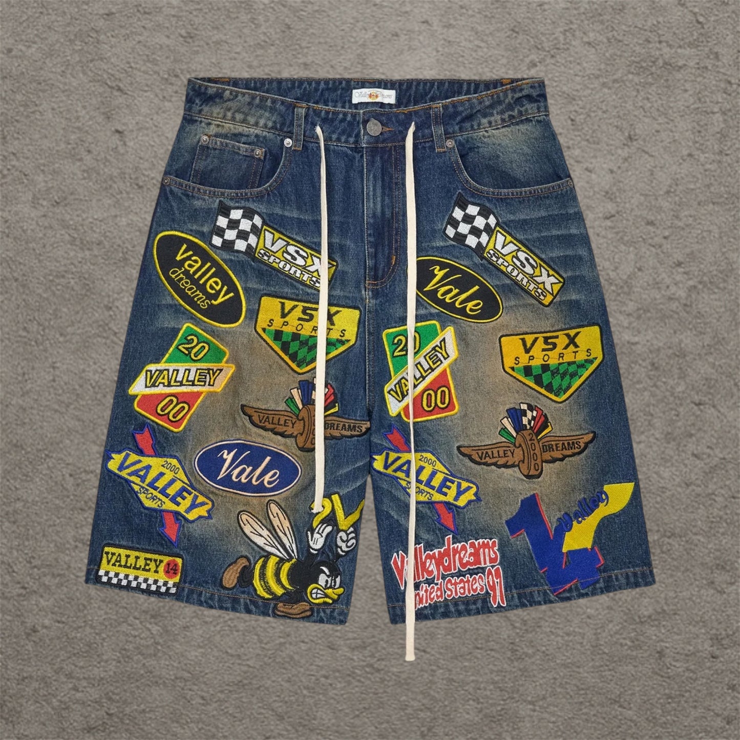 Vale Forever Passport Jorts, Blue