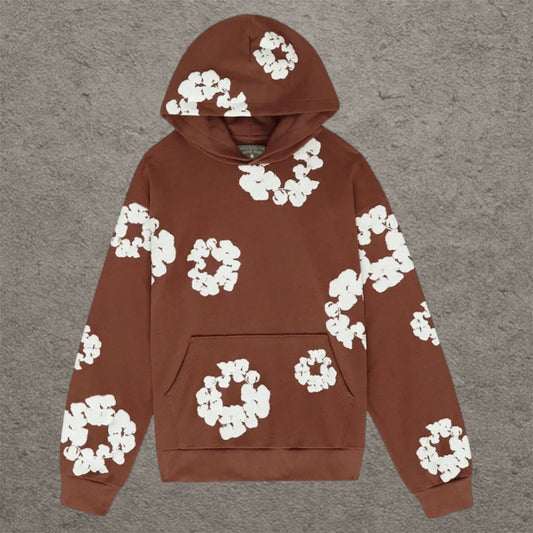 Denim Tears The Cotton Wreath Hoodie Brown
