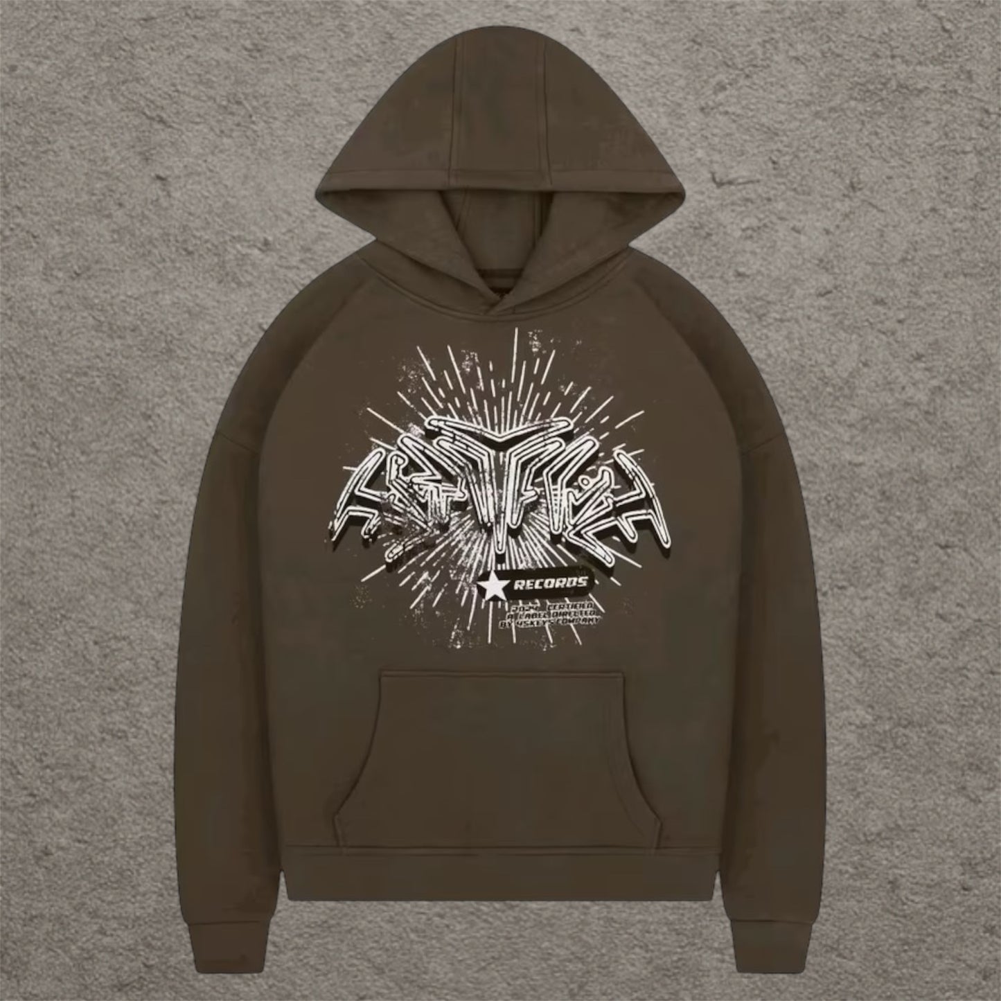45Keys Records Hoodie Brown