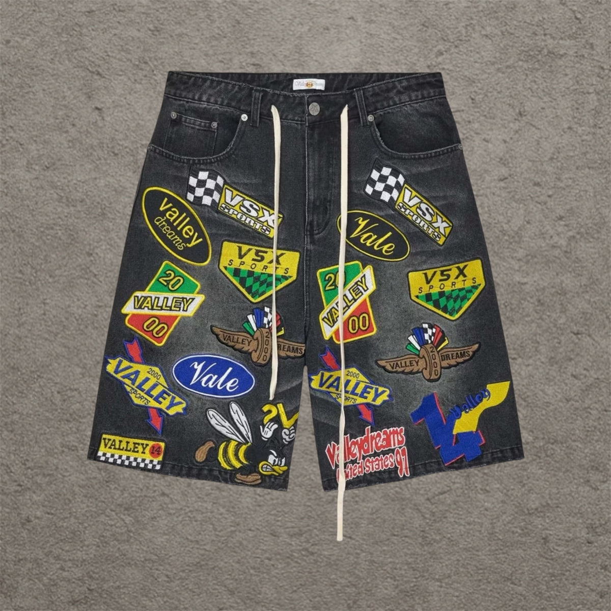 Vale Forever Passport Jorts, Black