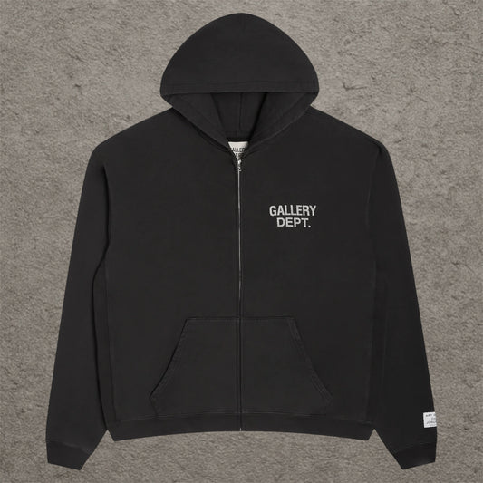Gallery Dept 90´s Full Zip Jacket Black
