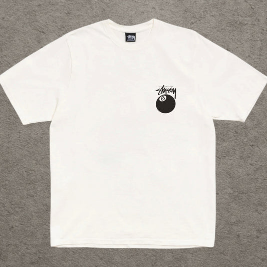 Stussy 8 Ball T-Shirt Natural