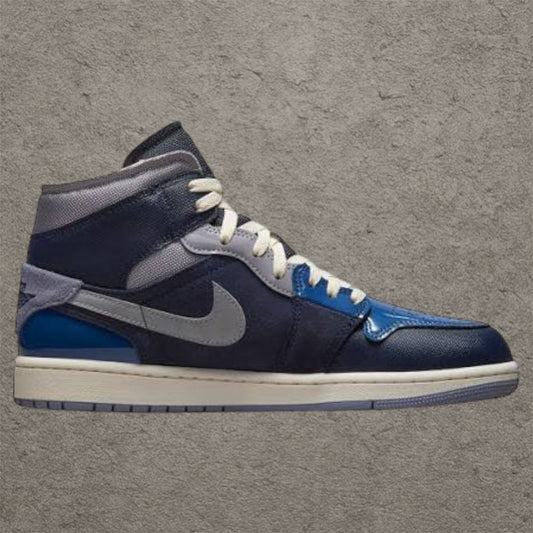Air Jordan 1 MID SE CRAFT obsidian/white-french blue