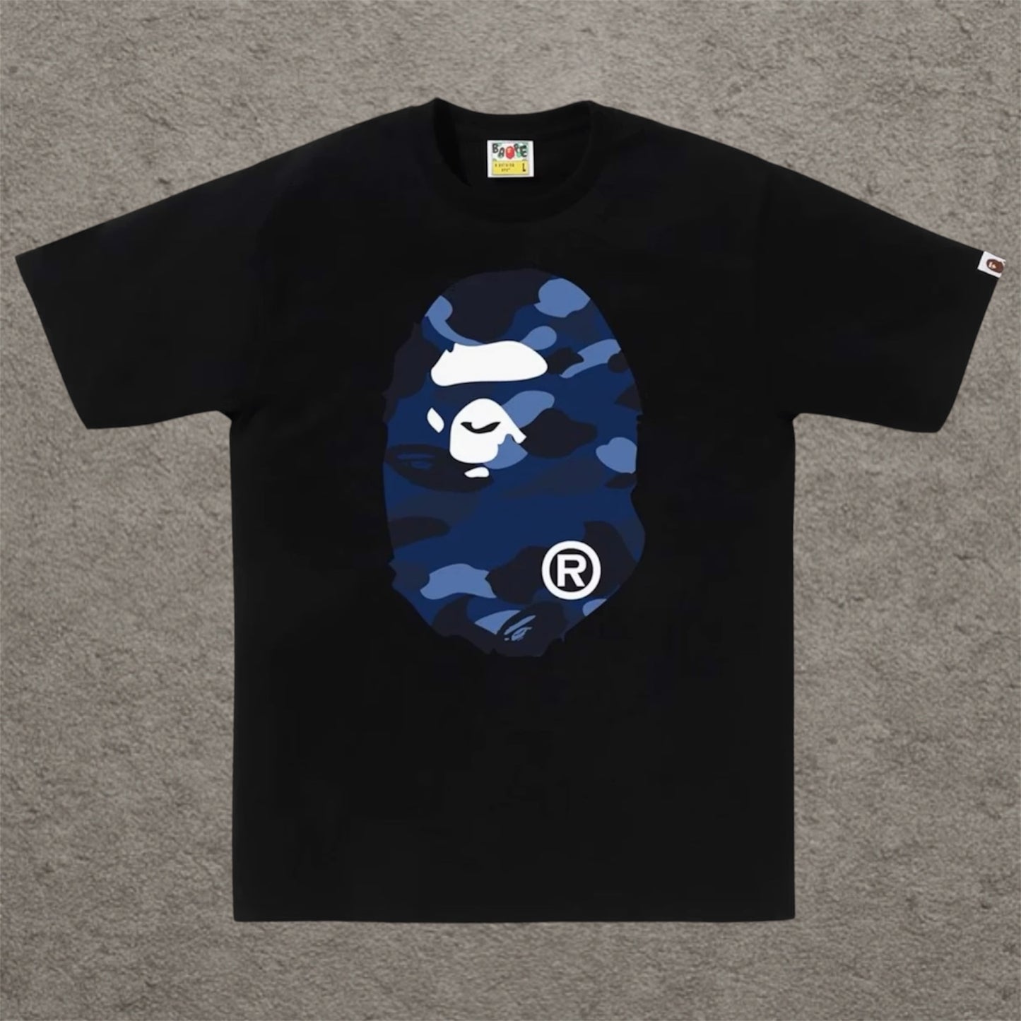 BAPE Color Camo Big Ape Head Tee (FW25) Black/Navy
