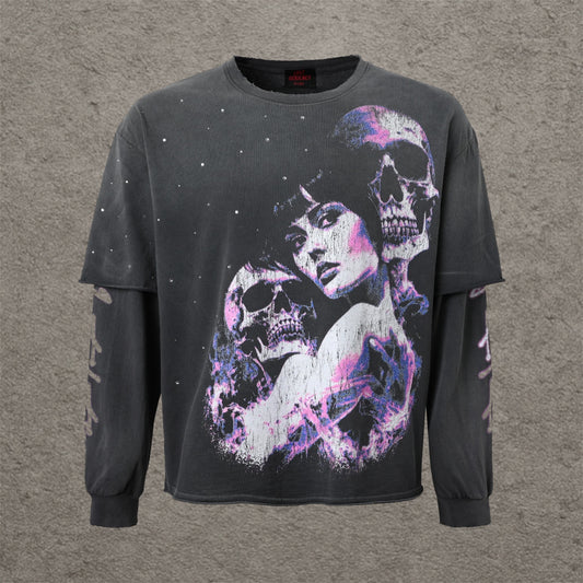 Lost Intricacy Forbidden Love Longsleeve Black