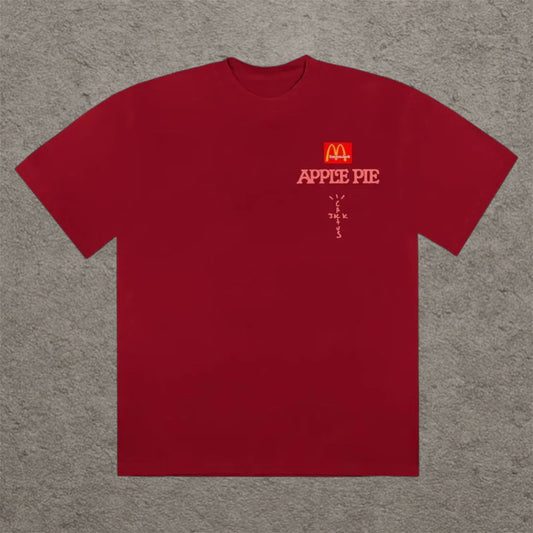 Travis Scott x McDonald's Apple Pie T-shirt, Red