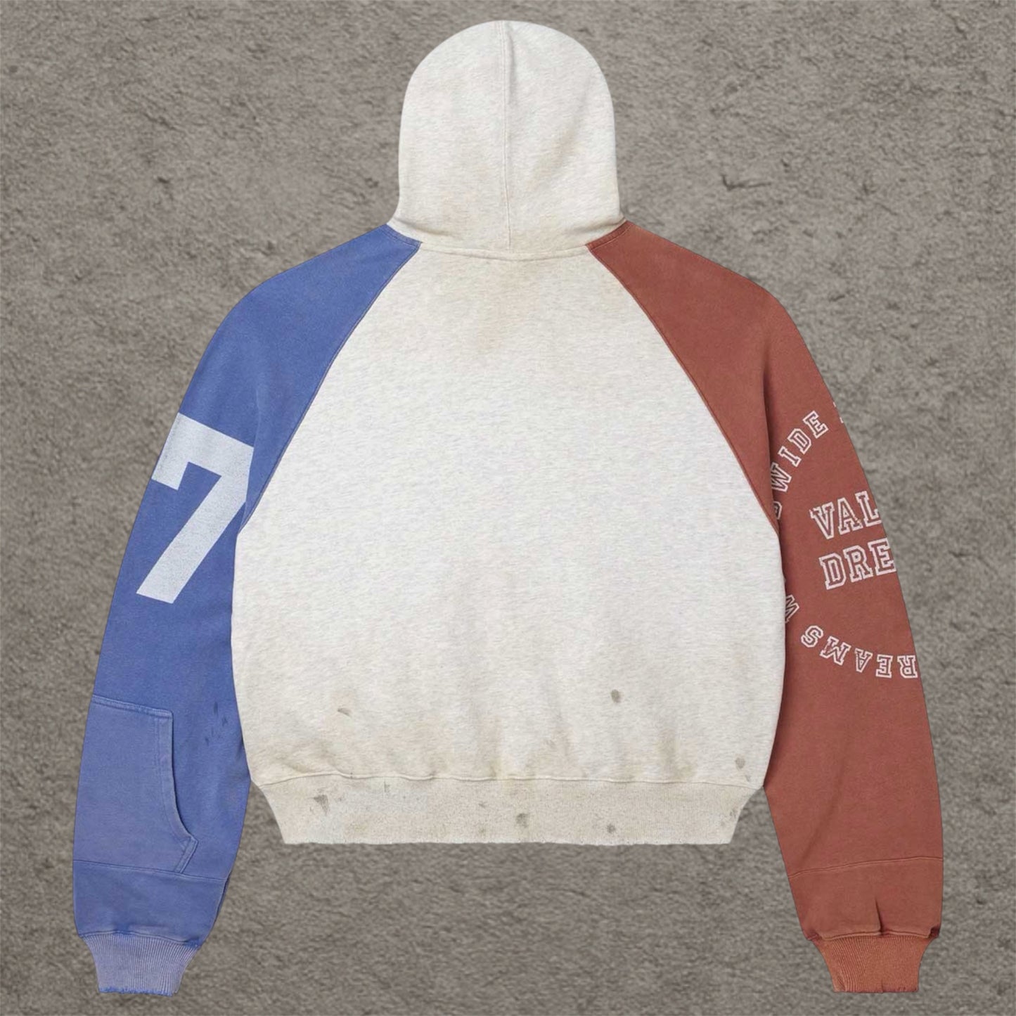 Vale Zip Hoodie Patriot White
