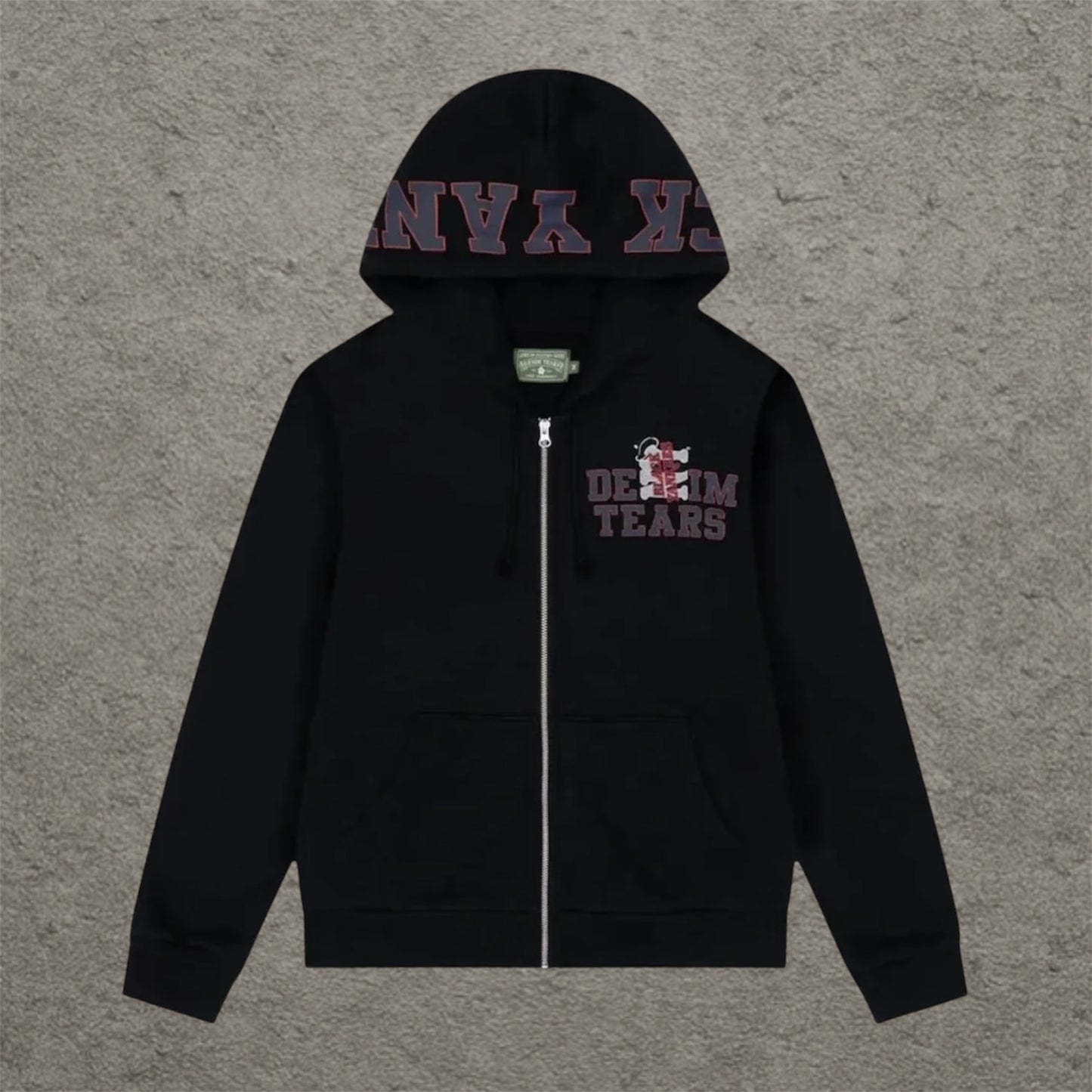 Denim Tears Black Yankees Zip Hoodie