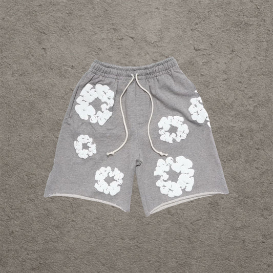 Denim Tears The Cotton Wreath Shorts Grey
