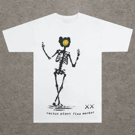KAWS x Cactus Plant Flea Market T-shirt, White