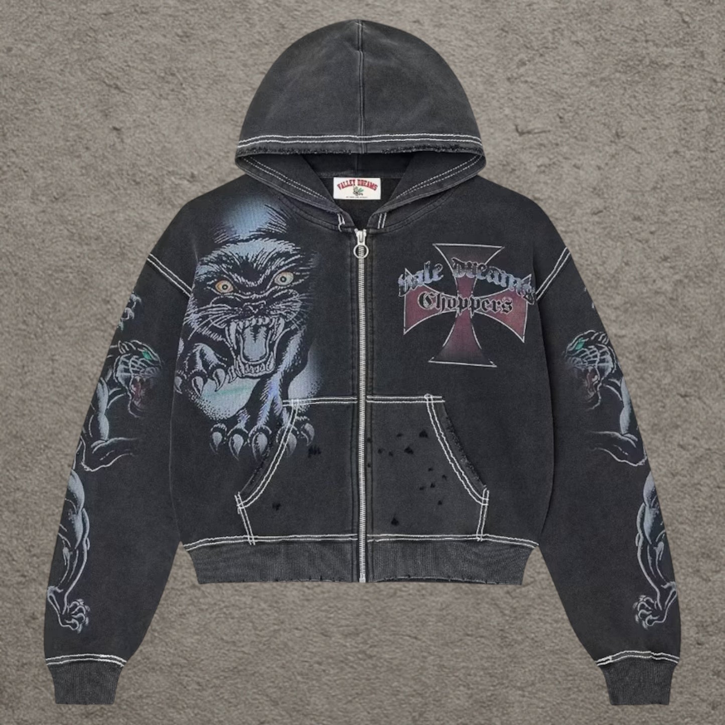 Vale Forever Hardy Boyz Zip Up, Black