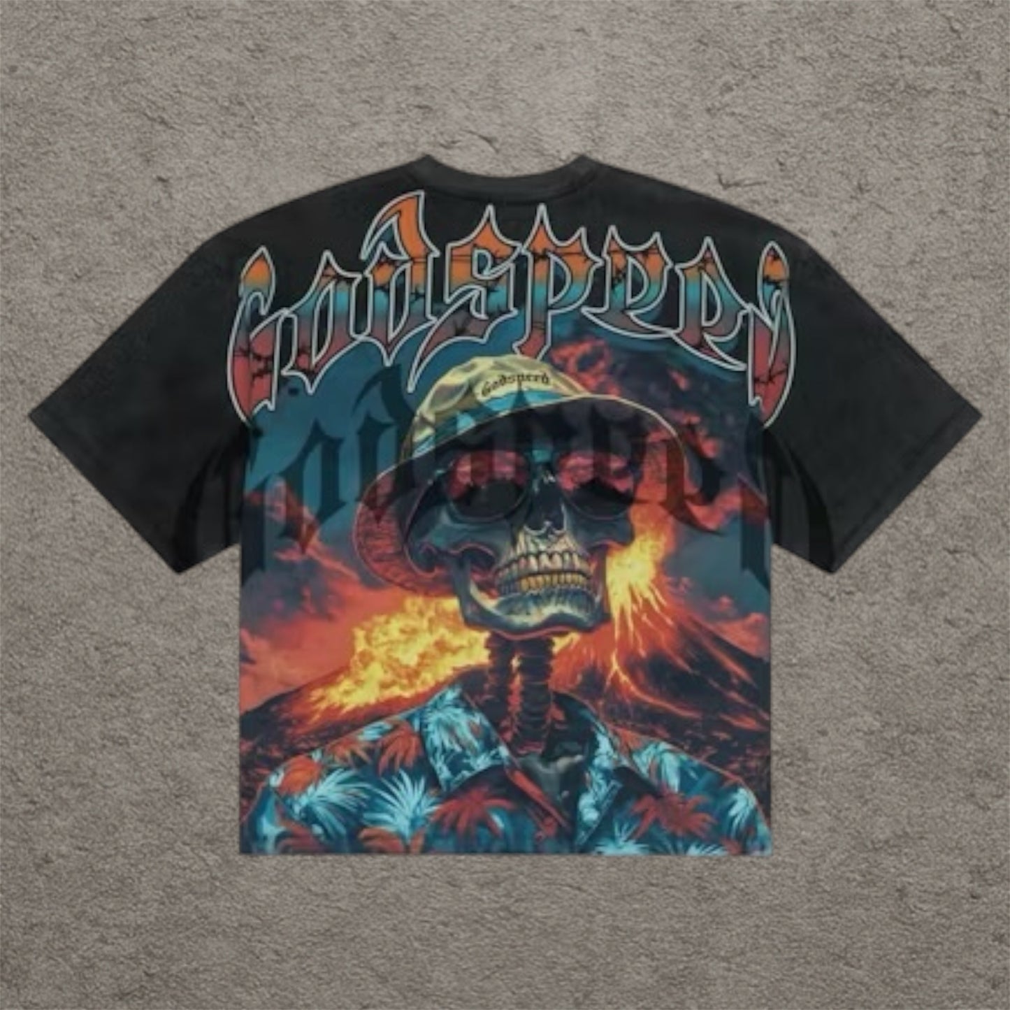 Godspeed Natural Disaster T-Shirt Washed Black