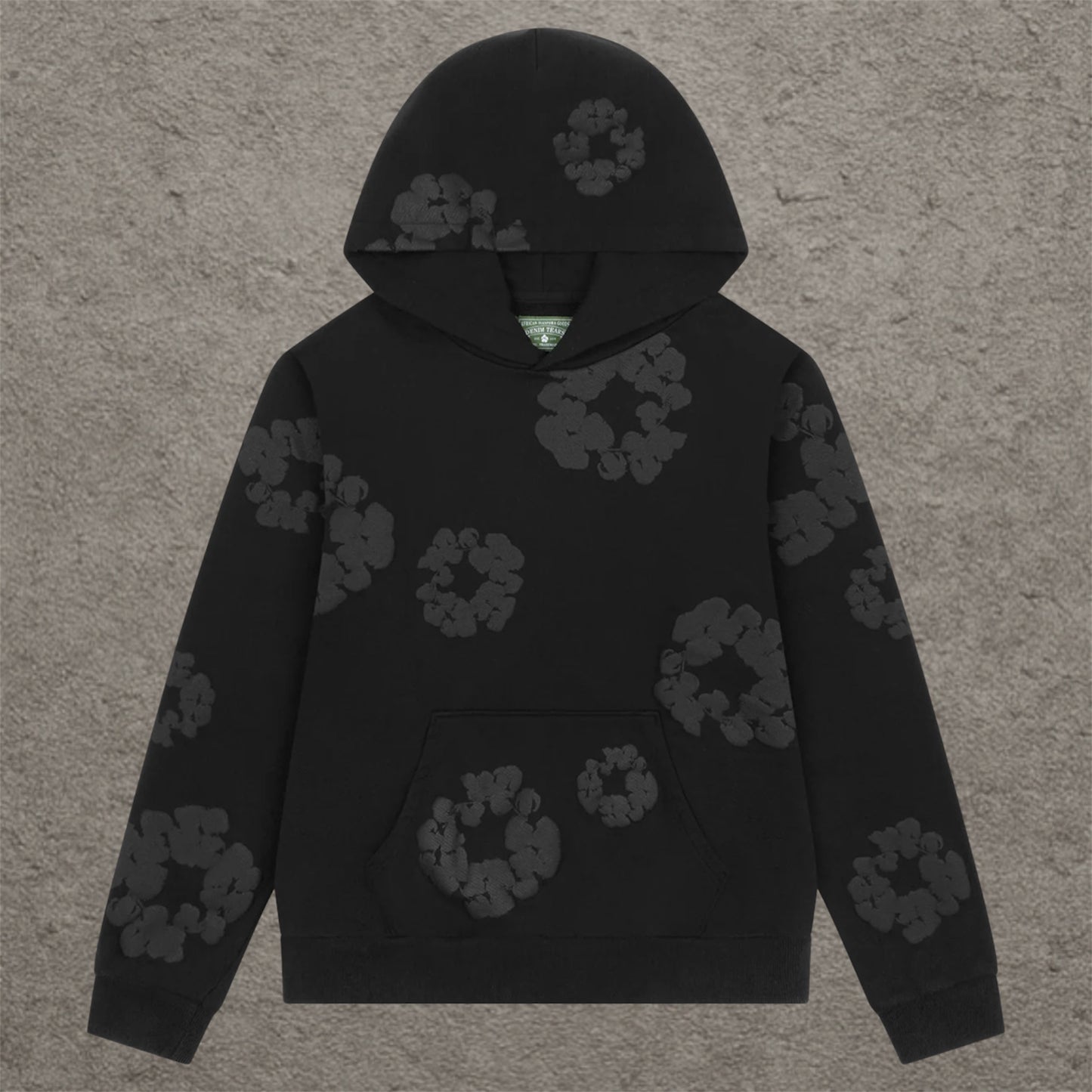 Denim Tears Hoodie Black Monochrome