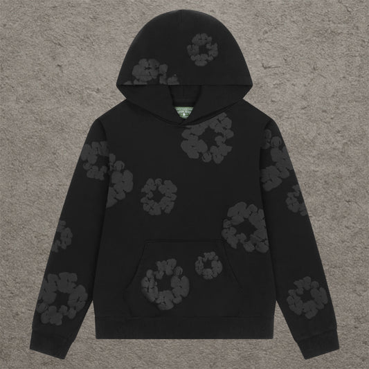 Denim Tears Hoodie Black Monochrome