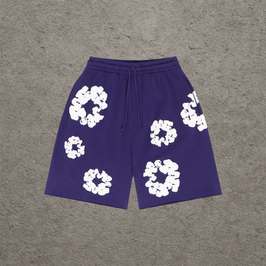 Denim Tears The Cotton Wreath Shorts Purple
