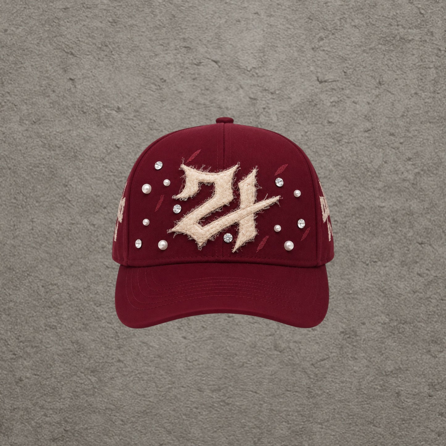 21 Love Worldwide Pearl Cap Bordeaux