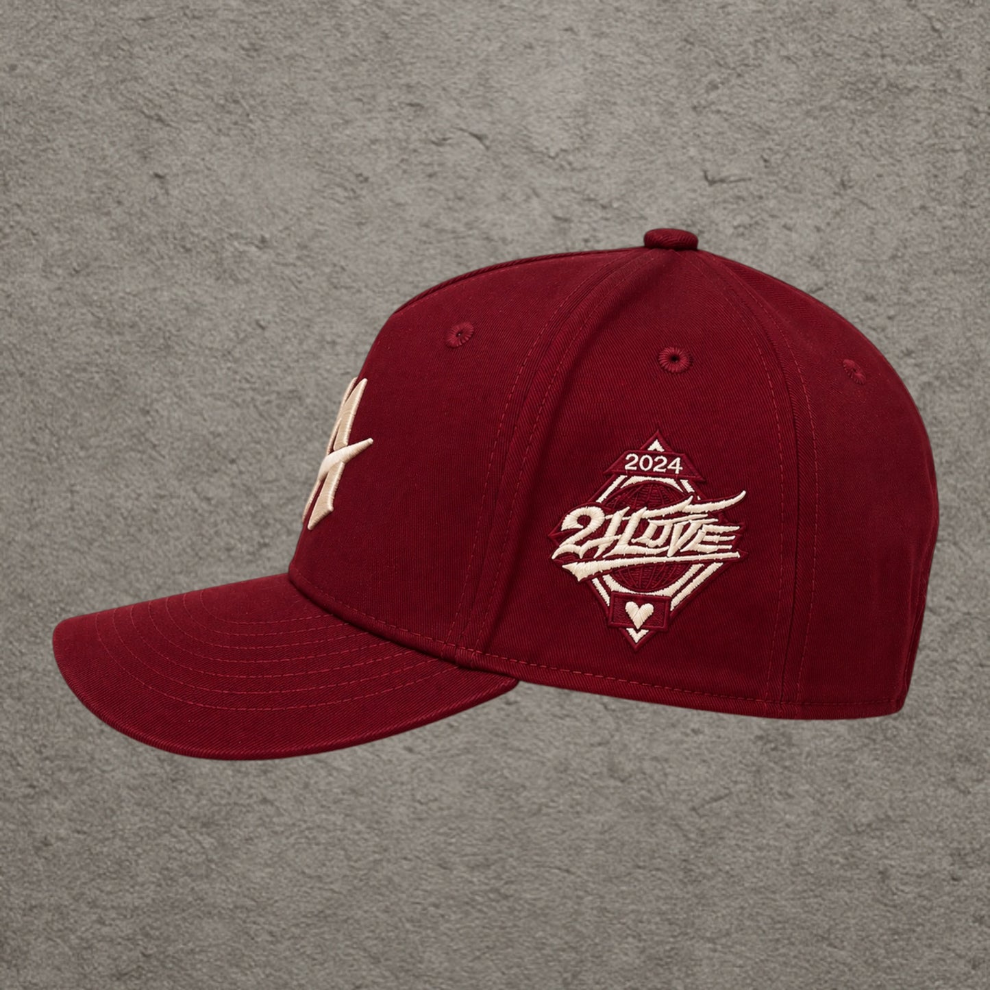 21 Love Worldwide Cap Bordeaux