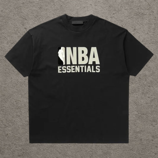 Fear Of God Essentials x NBA Black Grey T-Shirt