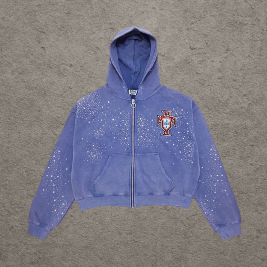 Vale Forever Zip Up Sea Cluster