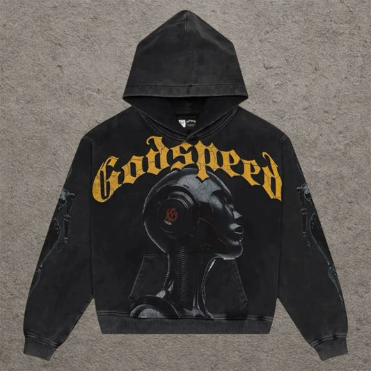 Godspeed Alexa Hoodie Washed Black