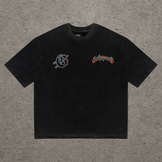 Godspeed Natural Disaster T-Shirt Washed Black